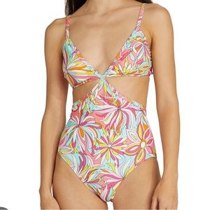 NWT KATE SPADE Cutout‎ One Piece Anemone Swimsuit